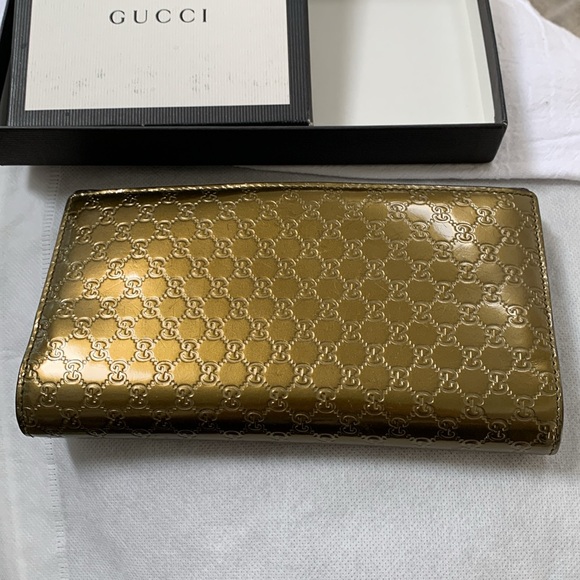 - Gucci metallic wallet - Picture 2 of 9